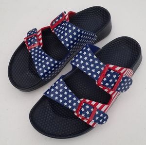 Birkenstock | Shoes | Birkis Birkenstock Stars And Stripes Red Wht Blue |  Poshmark